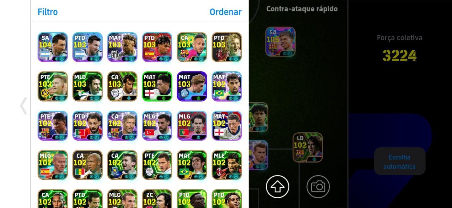 Conta efootbal/pes