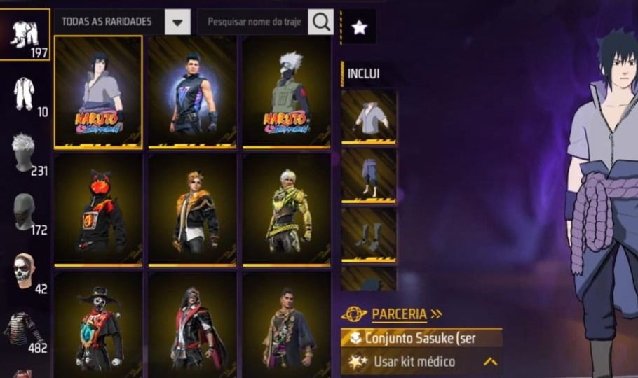 Ff +482 Peitas | Xm8 e Ump Att | Lvl.74 Gemada | Criada em 2018