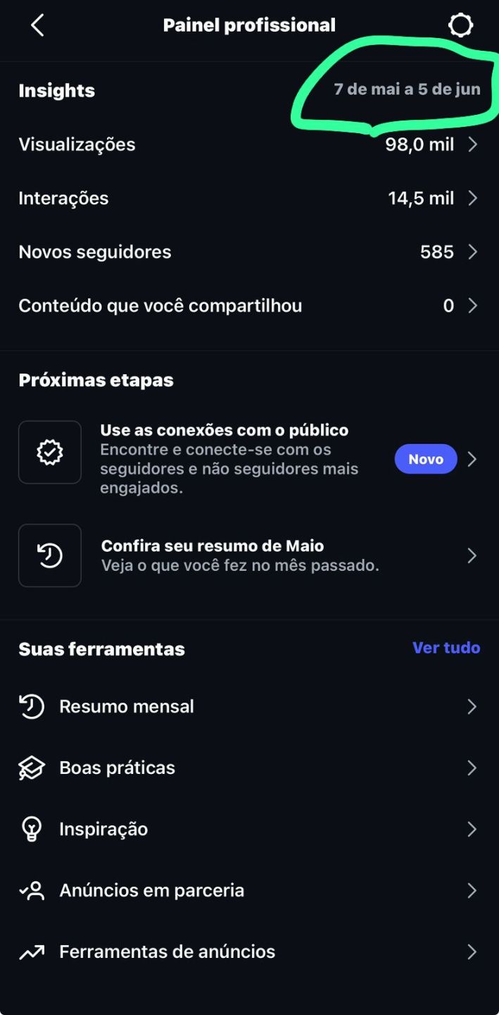 Conta Instagram 20 mil seguidores, nicho terror crescida do 0 organicamente