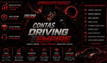 CONTAS DRIVING EMPIRE (MENOR PREÇO DO MERCADO) | ROBLOX