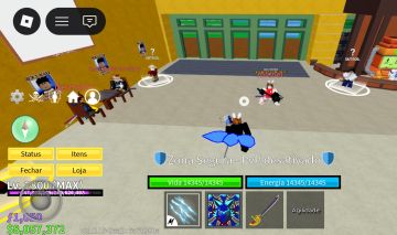 CONTA DE BLOX FRUITS COM FRUTAS