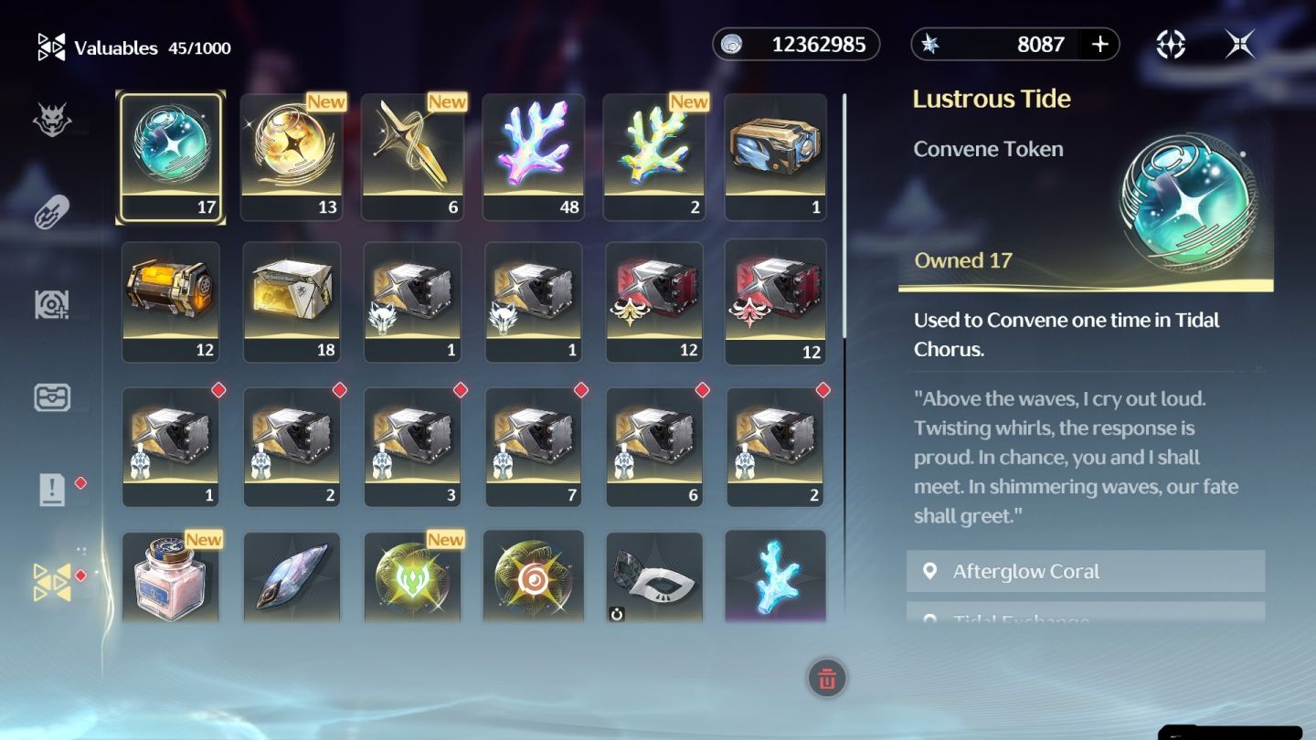 CONTA WUTHERING WAVES (UL 55) /5 LIMITADOS /4 ARMAS