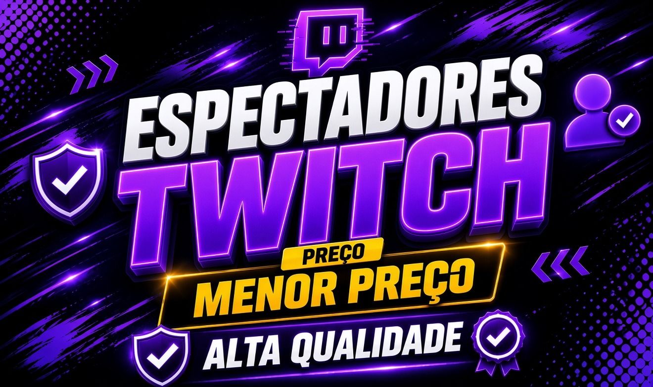 TWITCH VIEWERS/Views - ESPECTADORES NA LIVE - Entrega Automática