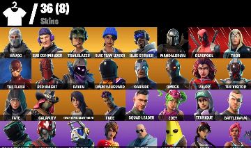 CONTA FORTNITE COM OMEGA, TWITCH PRIME 1 E 2, DEADPOOL E 36 SKINS