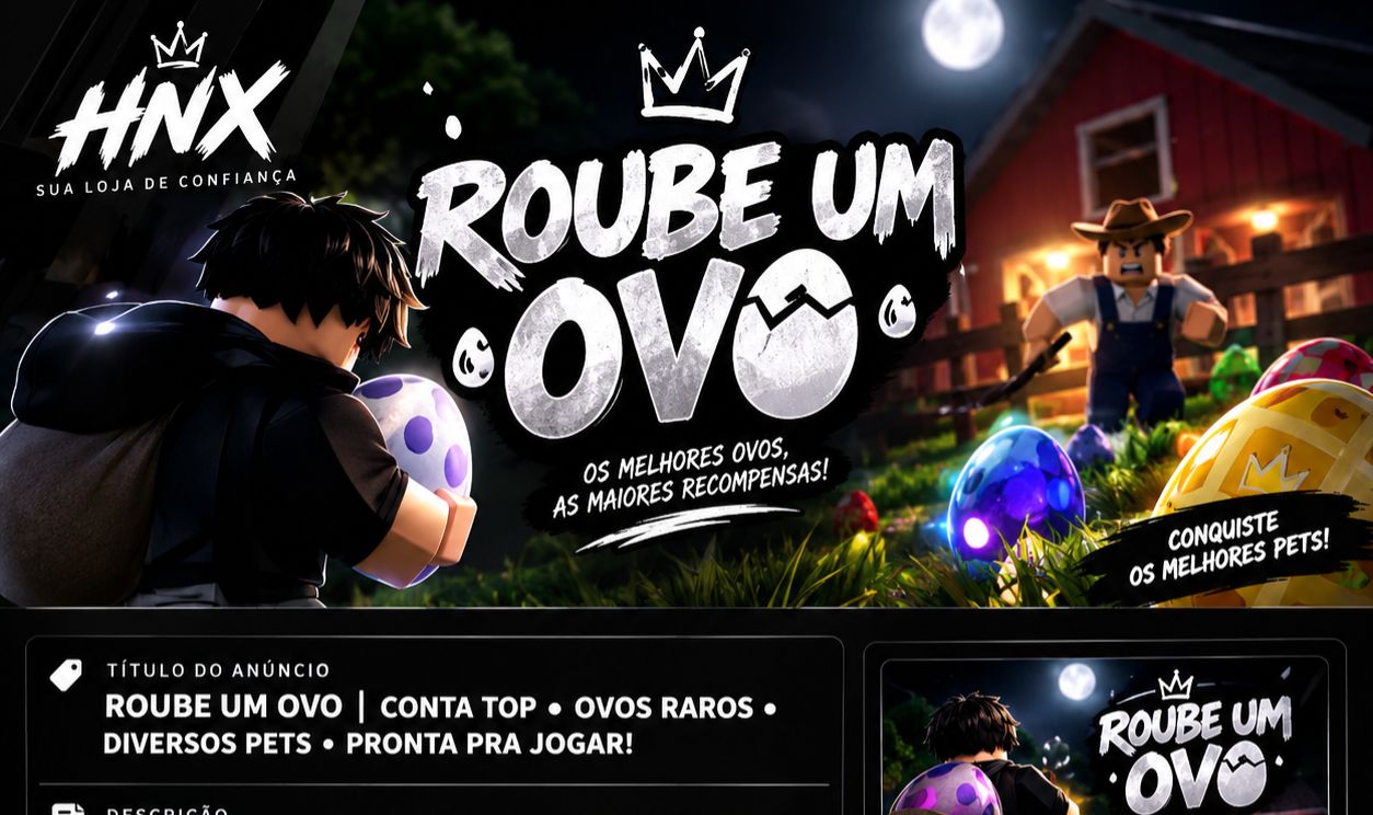 ROUBE UM OVO | OVOS RAROS | PETS | CONTA PRONTA PARA JOGAR