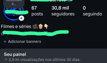 Conta 30k de seguidores organicos