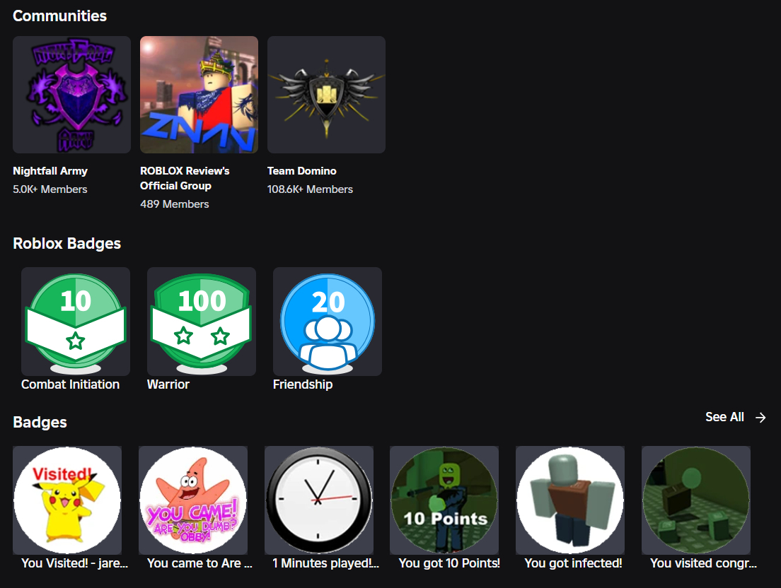 CONTA ROBLOX ANTIGA 2013 COM PACOTE IBOT +IJAT +IFACE E 10 OFFSALES [UNVERIFIED]