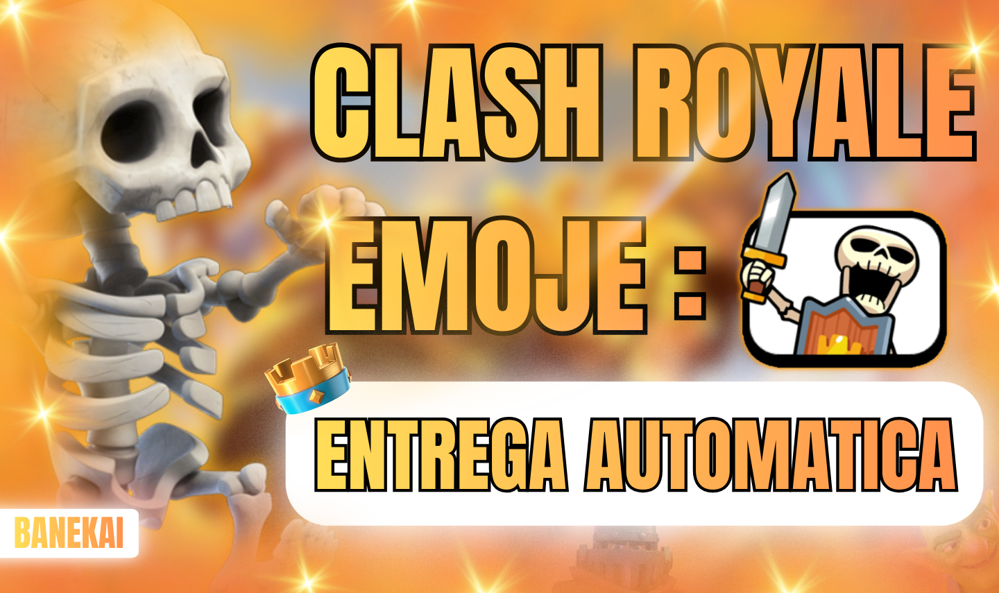 CLASH ROYALE TODOS OS EMOJES NO MOMENTO - [ENTREGA AUTOMATICA]