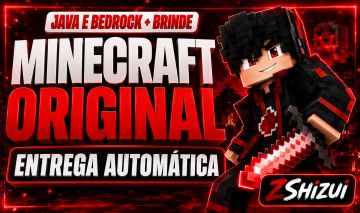 MINECRAFT JAVA + BEDROCK ORIGINAL | PROMOÇÃO + BRINDES