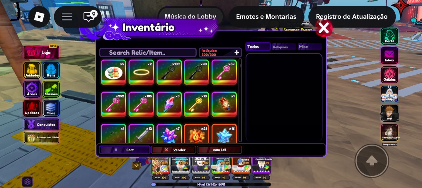 Conta de anime universal super upada