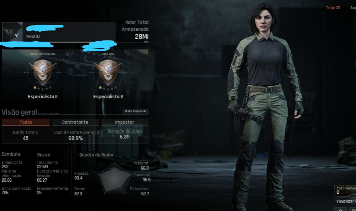 CONTA ARENA BREAKOUT (PC) NÍVEL 30 28-35 MILHÕES DE INVENTÁRIO FULL ACESSO