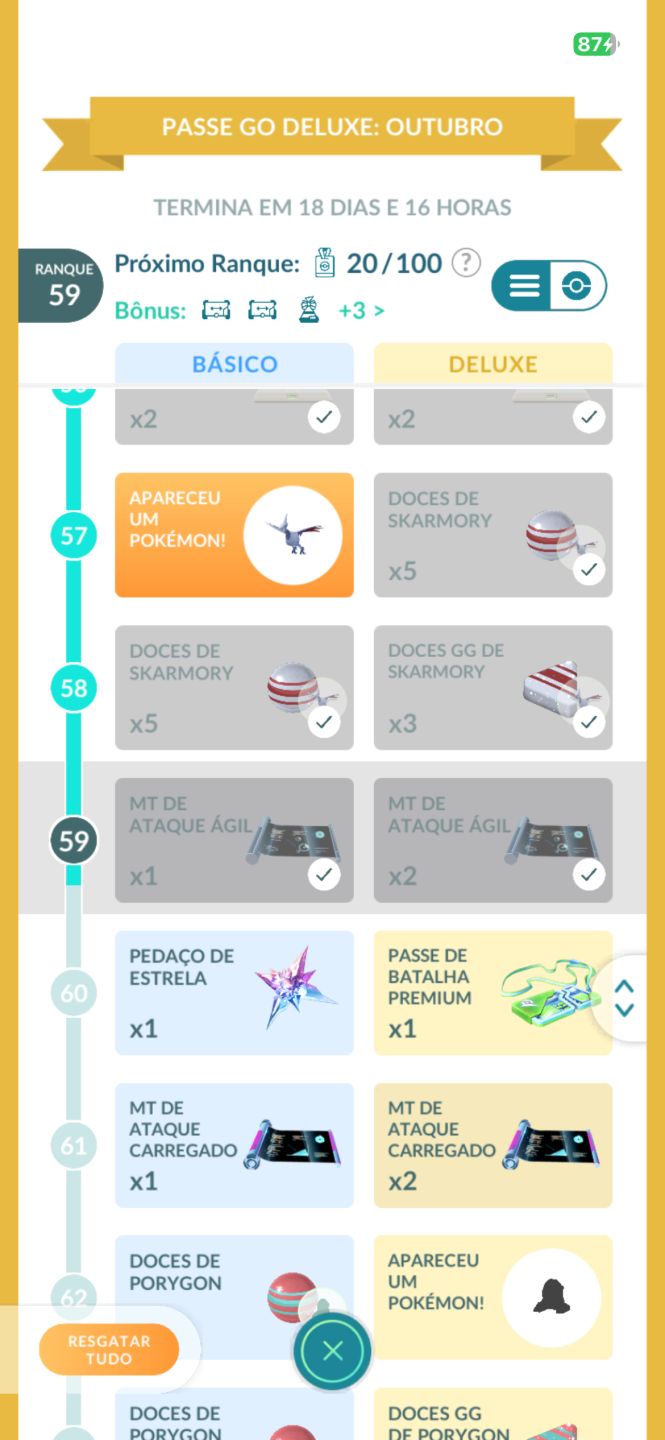 CONTA POKEMON GO LV 51 COM PASSE PAGO