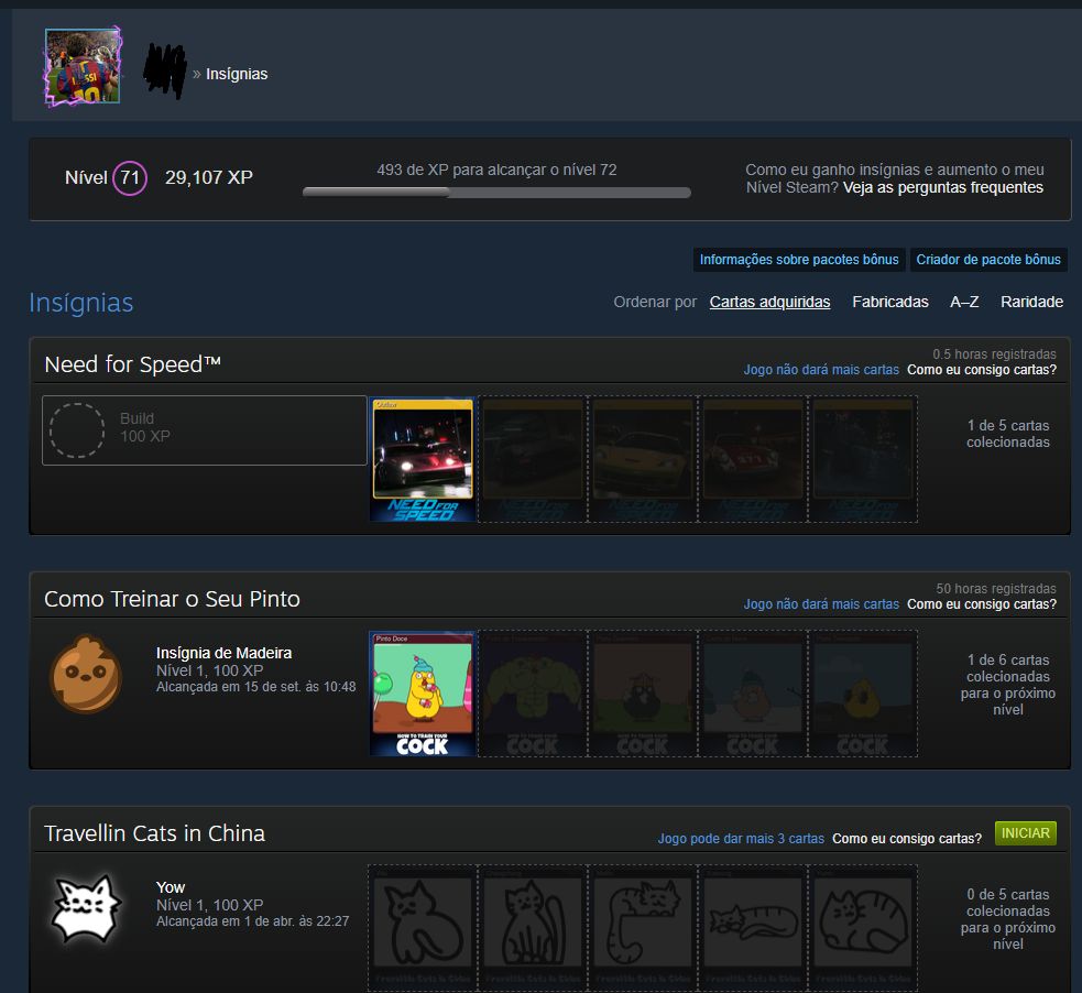 Conta Steam lvl 71 - 88 jogos - Cs 11 medalhas e etc... (GTA, RDR2 E ETC)