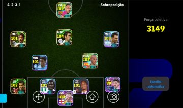 Conta de efootball pra iniciar bem