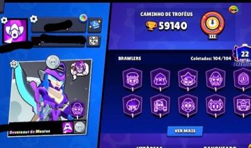 CONTA BRAWL STARS 59 mil troféus