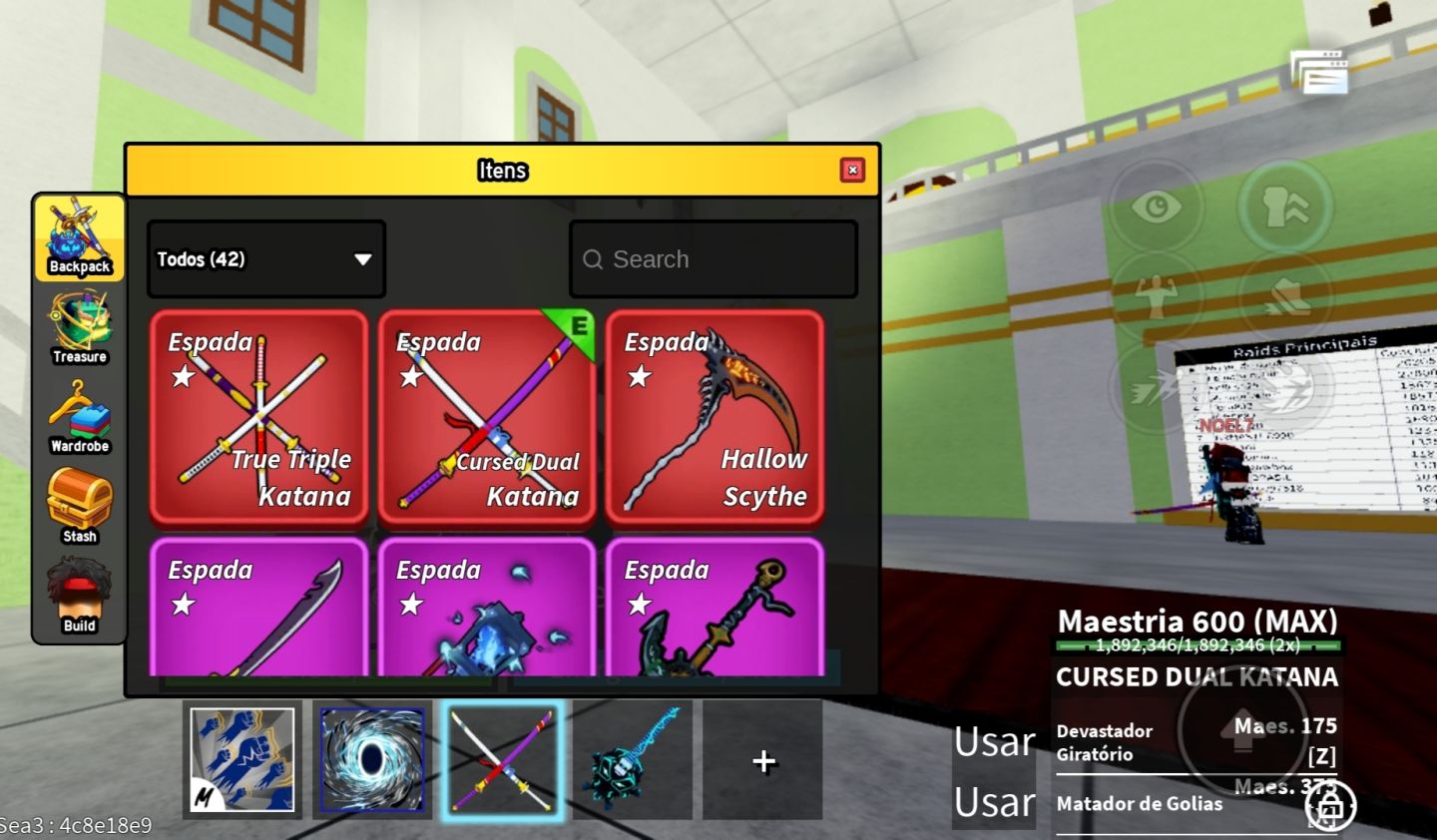 Conta de Roblox épica