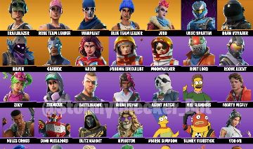 CONTA FORTNITE com SALVE MUNDO FUNDADOR| Trailblazer|Rose Team Leader e 41 SKINS