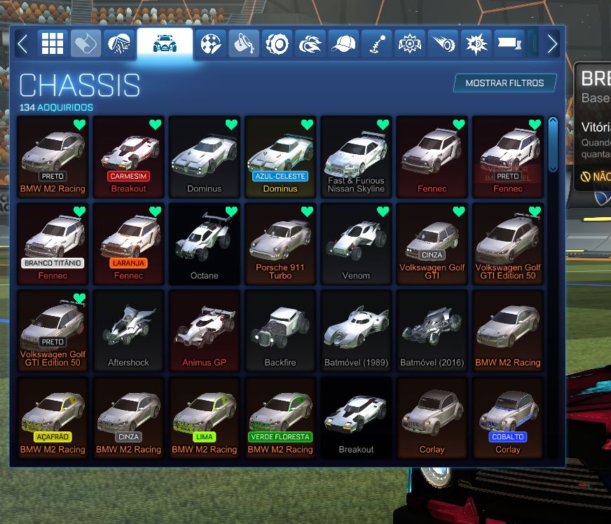 Conta Rocket League, nivel 1350, C3, STEAM, possivel alteração de e-mail.