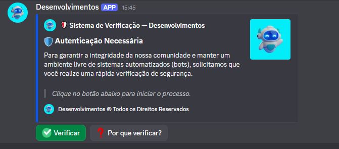 Bot de Verificação CAPTCHA Anti-Raid para Discord