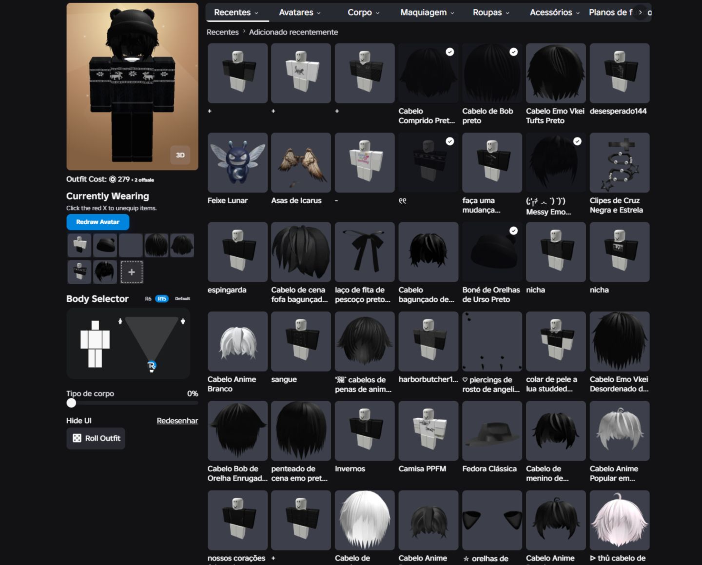 CONTA COM HEADLESS HORSEMAN (31K RBX) UNISSEX!!
