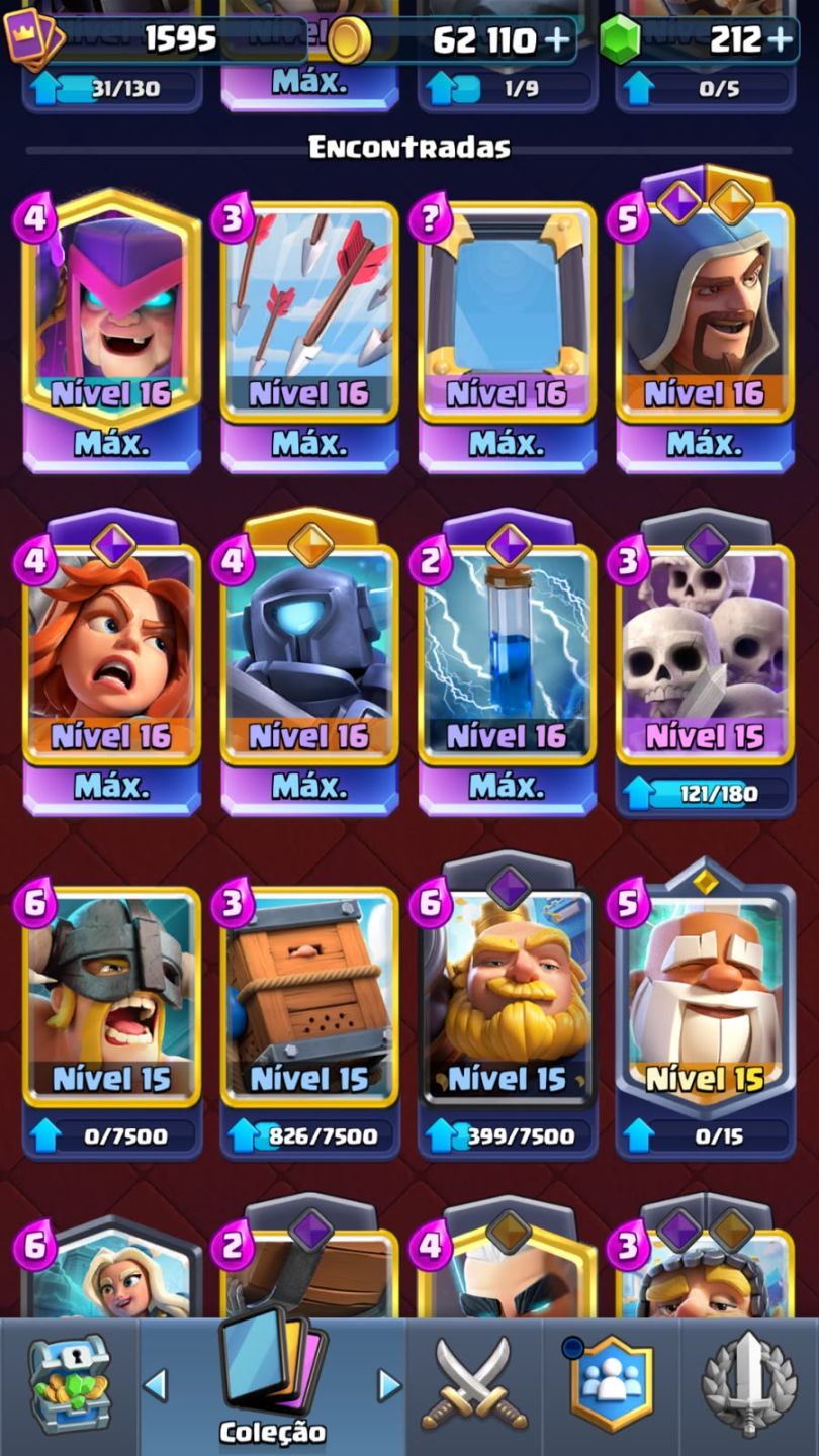 CONTA CLASH ROYALE MAXIMIZADA REI NÍVEL MÁXIMO 12K+ TROFÉUS 8 EVOLUÇÕES