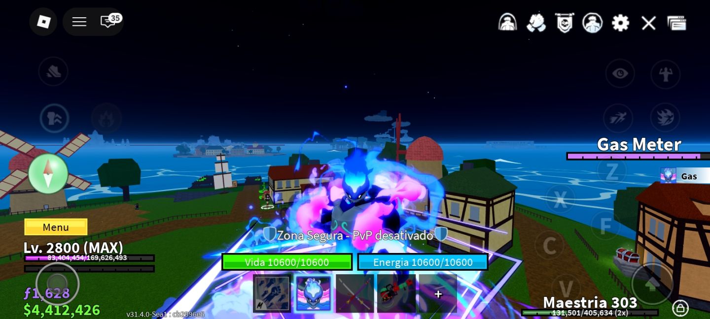 Conta blox (com game pass e v4 shark)