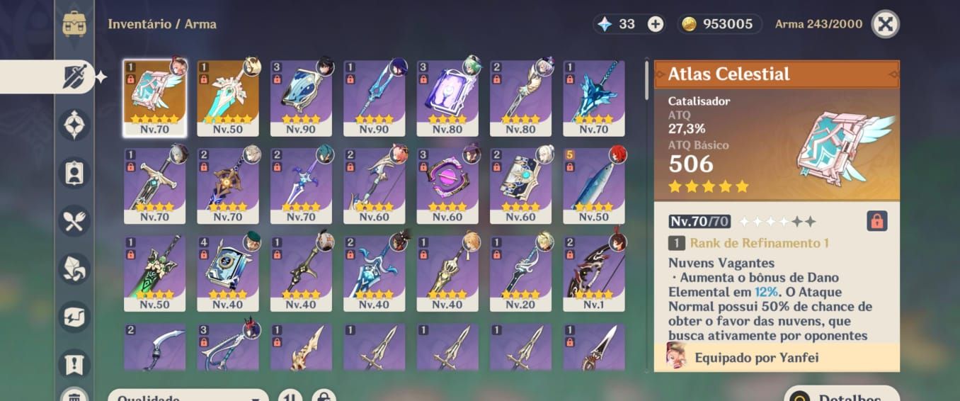 CONTA GENSHIN IMPACT AR 56 Ásia