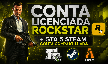 CONTA LICENCIADA PARA FIVEM + CONTA STEAM GTA 5