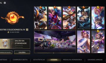 CONTA WILD RIFT COM VARIAS SKINS RARAS E ORNAMENTO DE COLEÇÃO PRA SAIR RÁPIDO