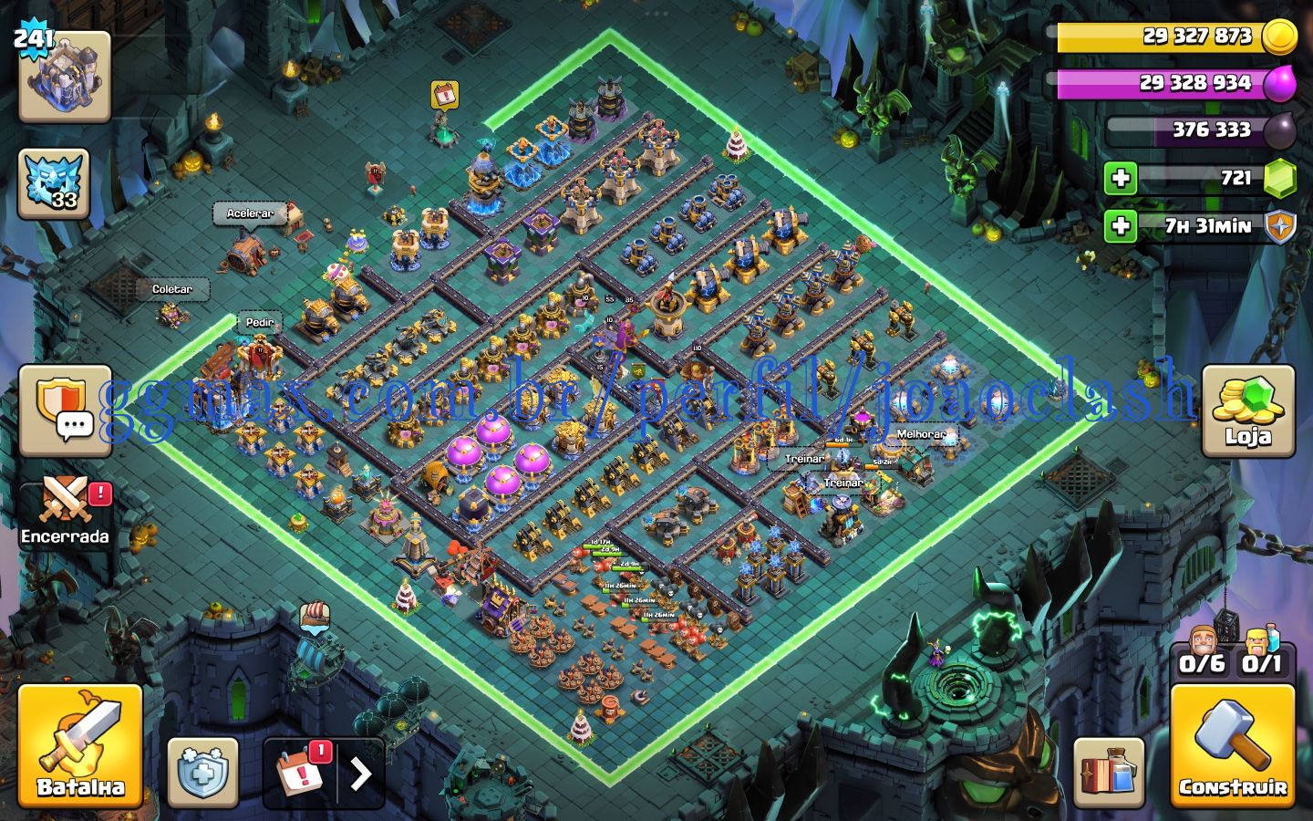 CONTA COC CV18 FULLZÃO | HERÓIS FULL | EQUIPES TOP | COMPETITIVA