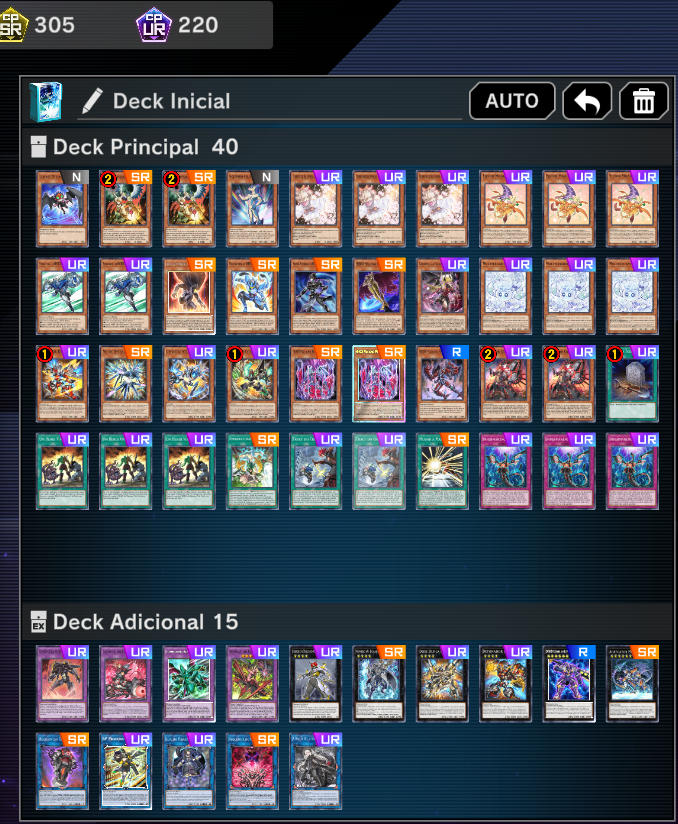 Master Duel Conta Deck Heros x Fiendsmith x Ryzeal Meta S-52(Entrega Automática)