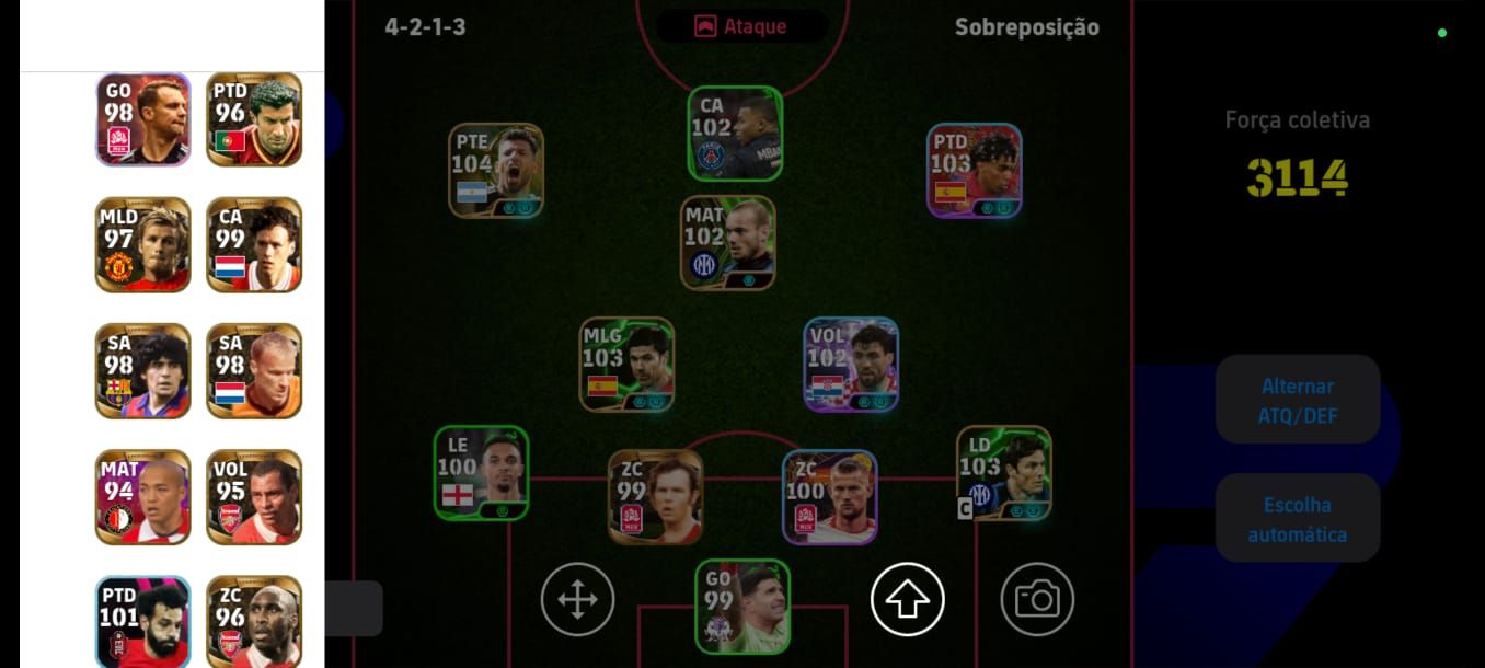 CONTA RARA DESDE DO PES 2020, TIME FULL ICONE/ LEGEND E COMPLETA.