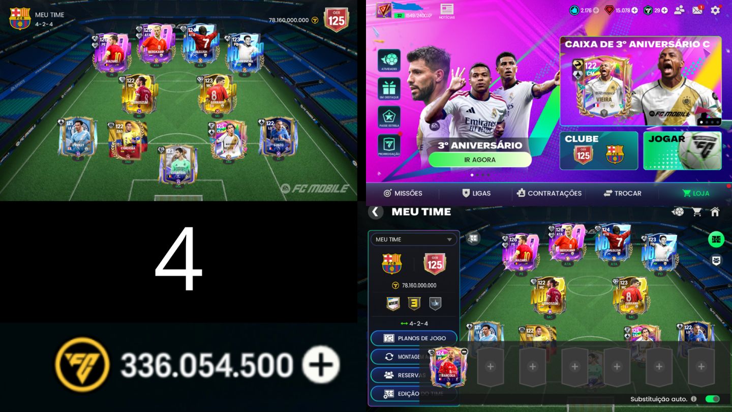 Conta Fifa Mobile (FC MOBILE) Ger 121+ Melhor Preço da Ggmax