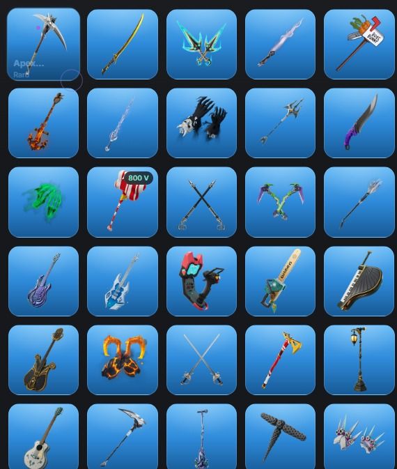 CONTA FORTNITE | 32 SKINS | 400 V-BUCKS | 56 PICARETAS | LEVEL 80
