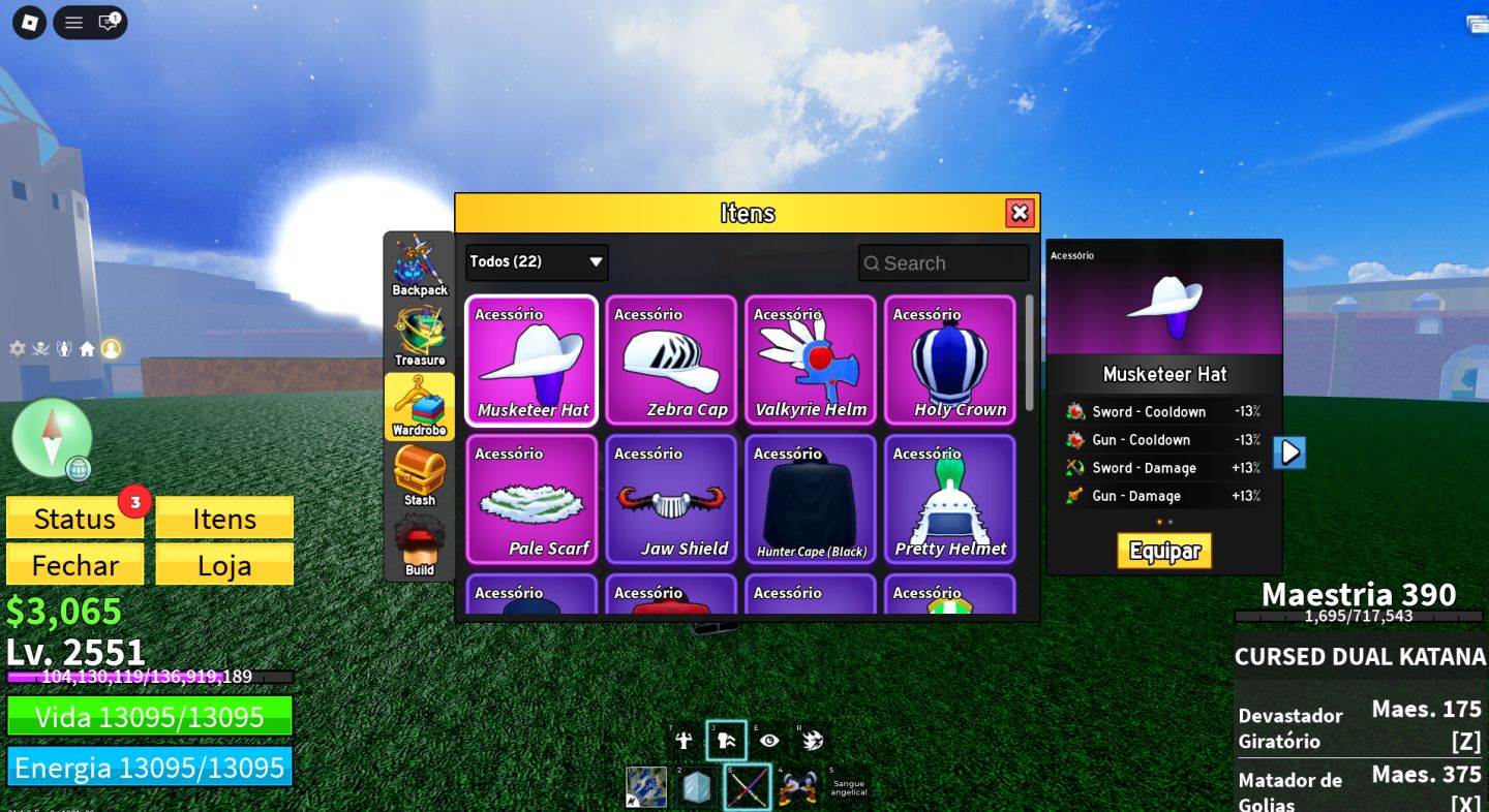 Conta de blox Fruits Completa com Muitas Gamepas, Ice permanente e muitos itens