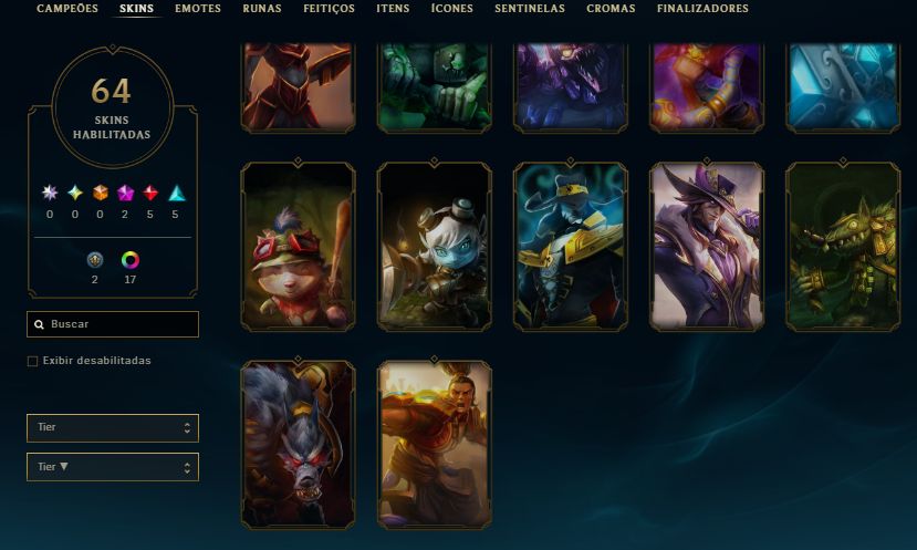 CONTA PLATINA 4 / 21 SKINS / KAISA KDA PRESTÍGIO / IRELIA CRIADORA +4 LENDÁRIAS