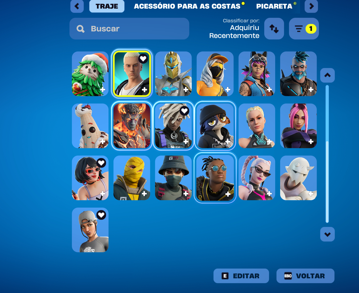 Conta de Fortnite + EPIC GAMES COM JOGOS(,Rocket league,FIFA 25 25)