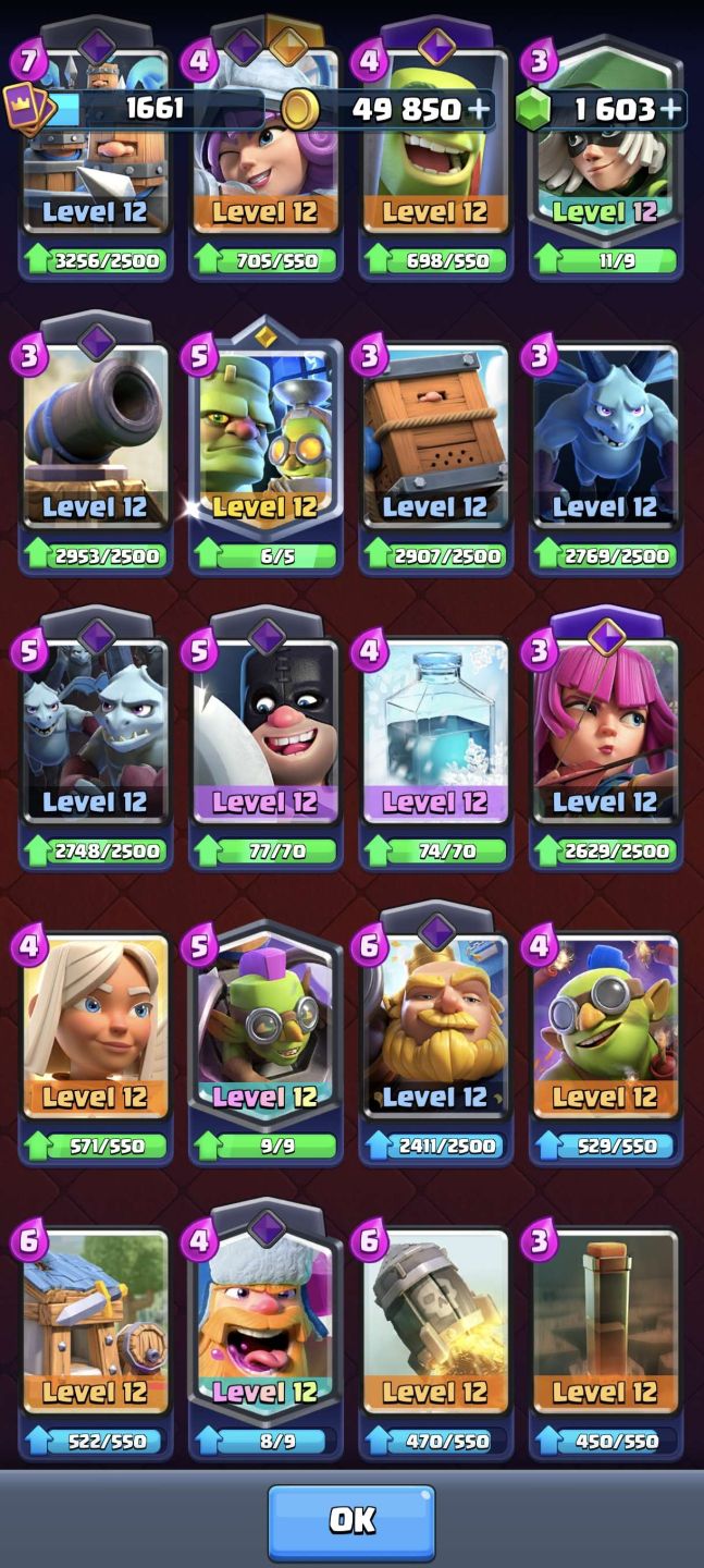 CLAHS ROYALE 17 EVOLUÇÕES | 4 HERÓIS | 1.353 GEMAS | 7 FRAGMENTOS DE EVO