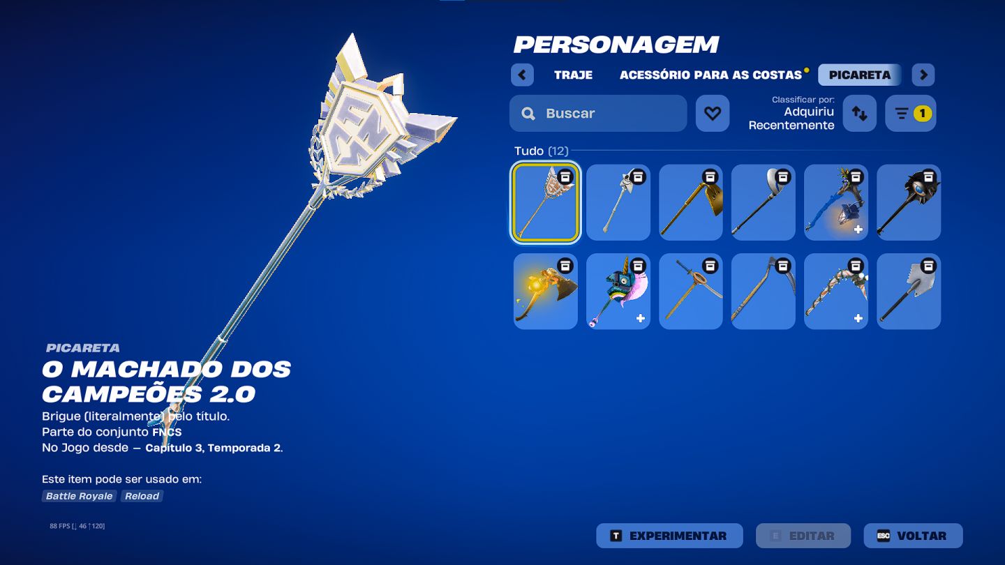 Conta de Fortnite
