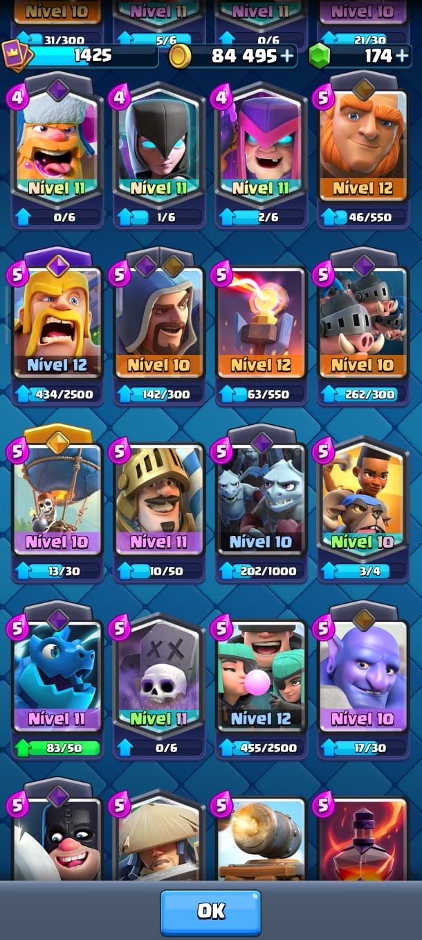 CONTA CLASH ROYALE 10.114 TROFÉUS | LVL 13 |