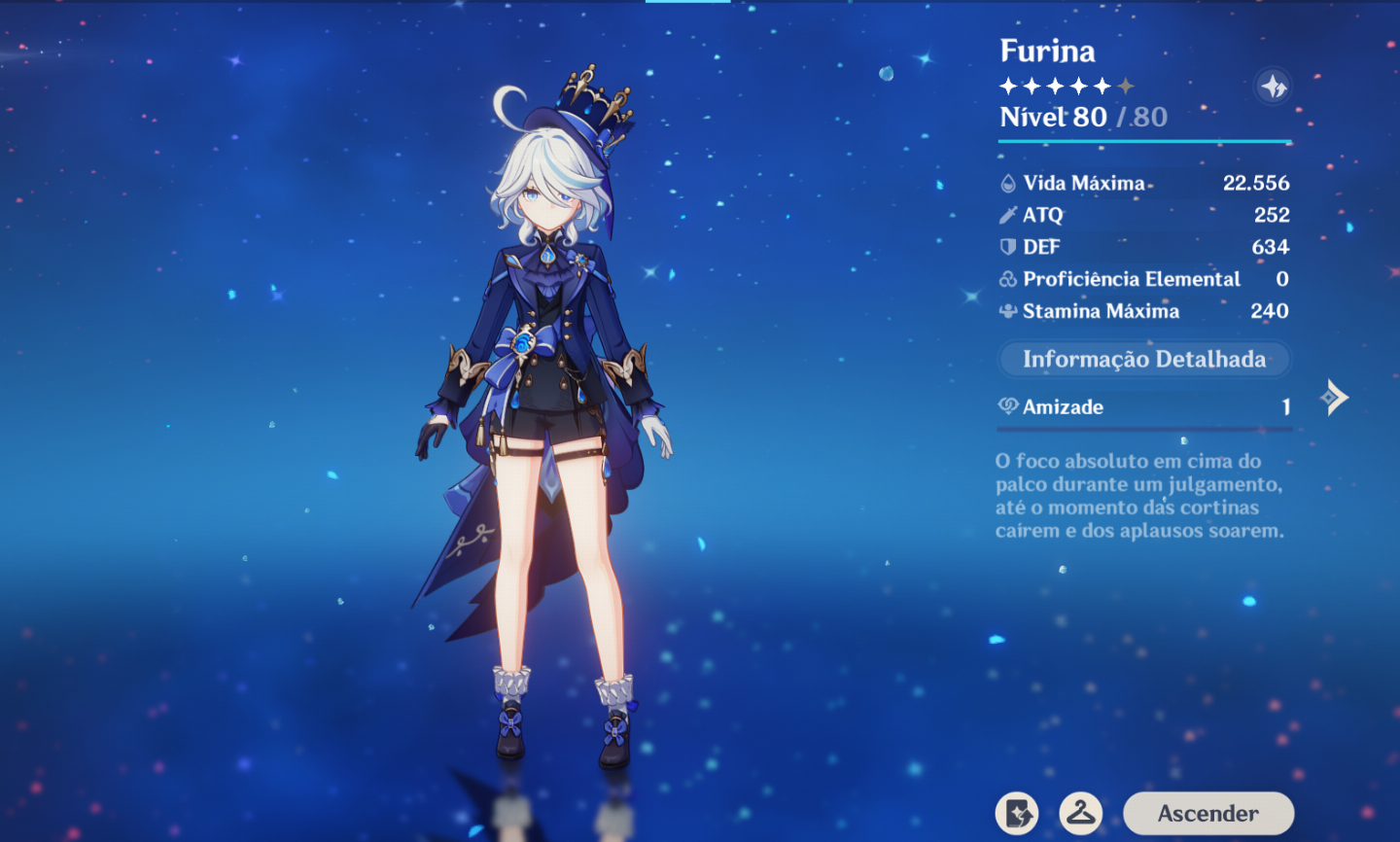 CONTA COM FURINA, MUALANI E OUTROS T5 (SERVIDOR EUROPE)