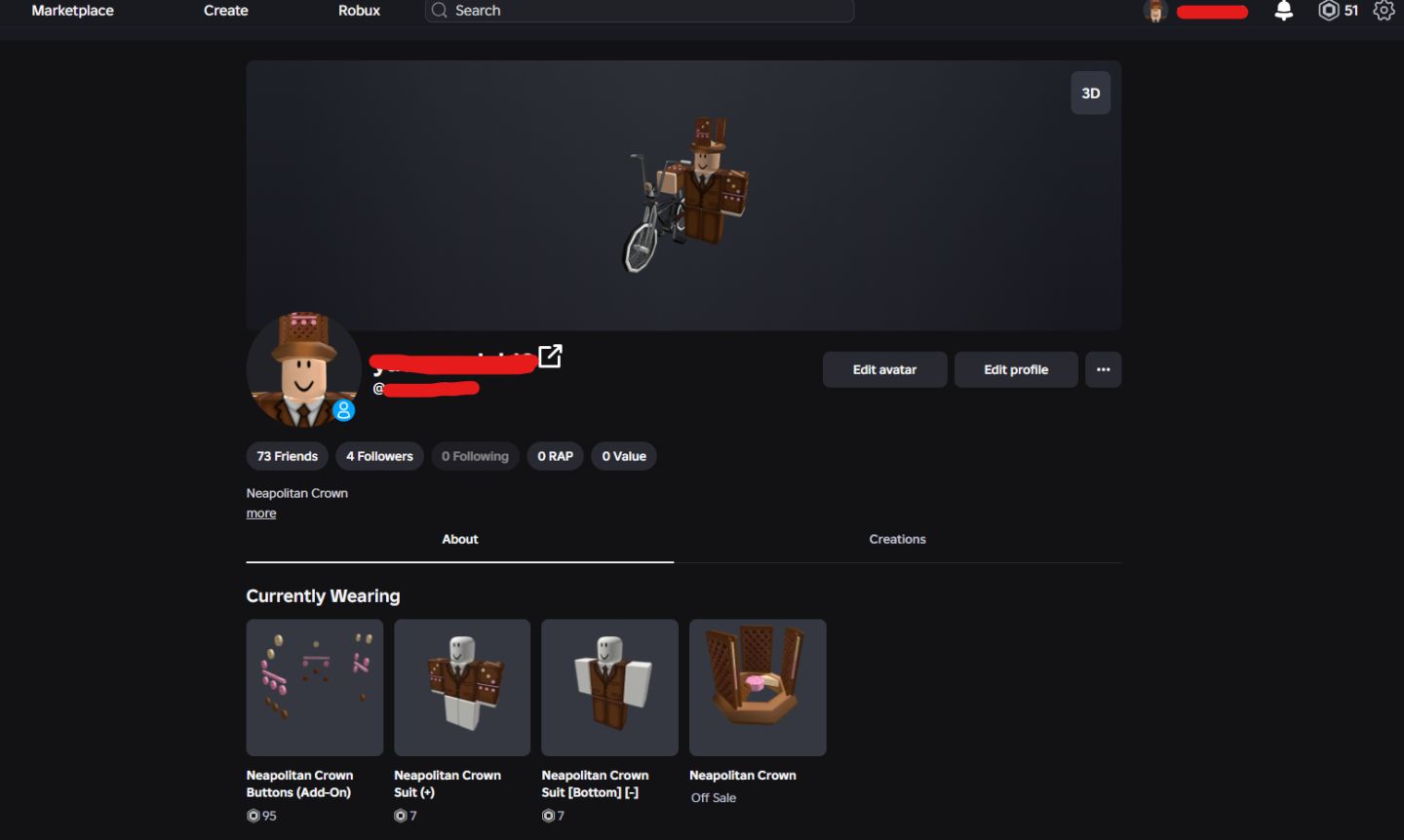 CONTA ROBLOX ANTIGA 2018 COM NEAPOLITAN CROWN + 26 OFFSALES [UNVERIFIED]