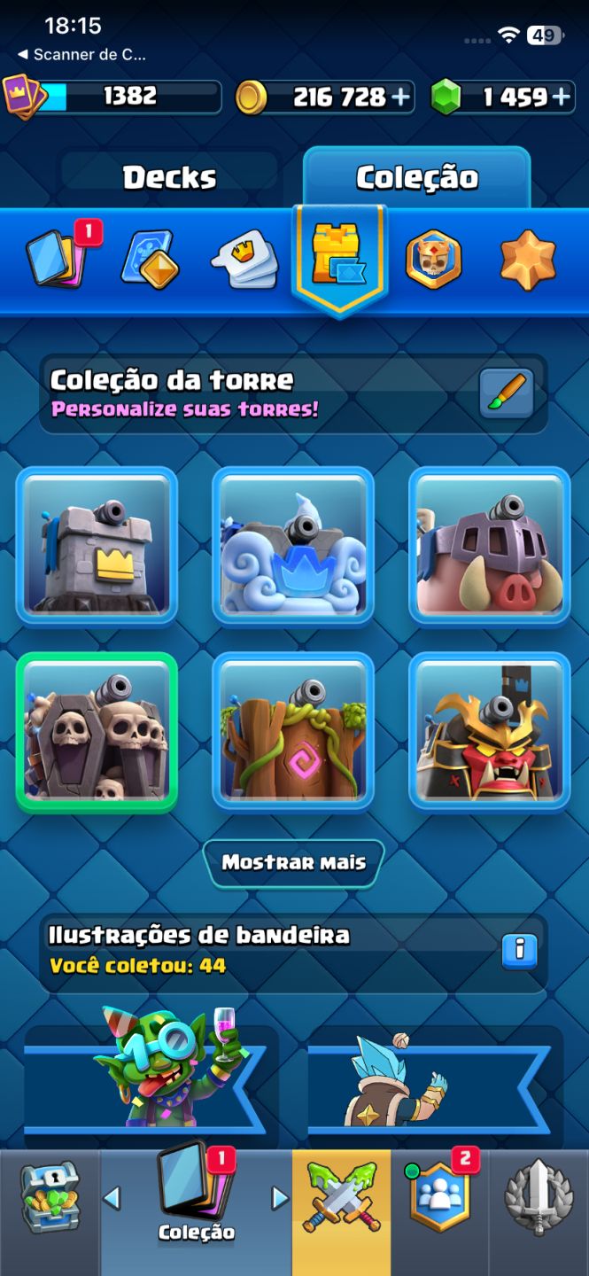 CONTA CLASH ROYALE | CARTAS NÍVEL 16/15 ABAIXO DO PREÇO