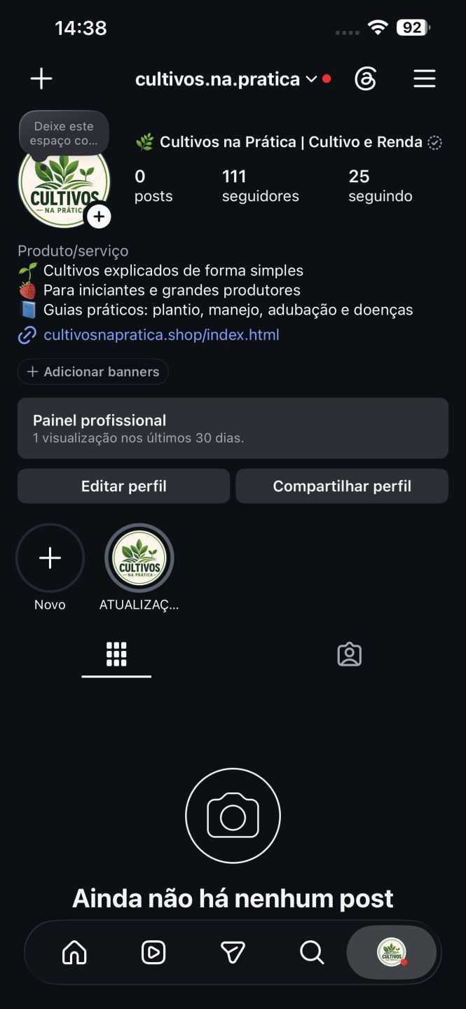 Conta Instagram 111 seguidores reais | Público brasileiro