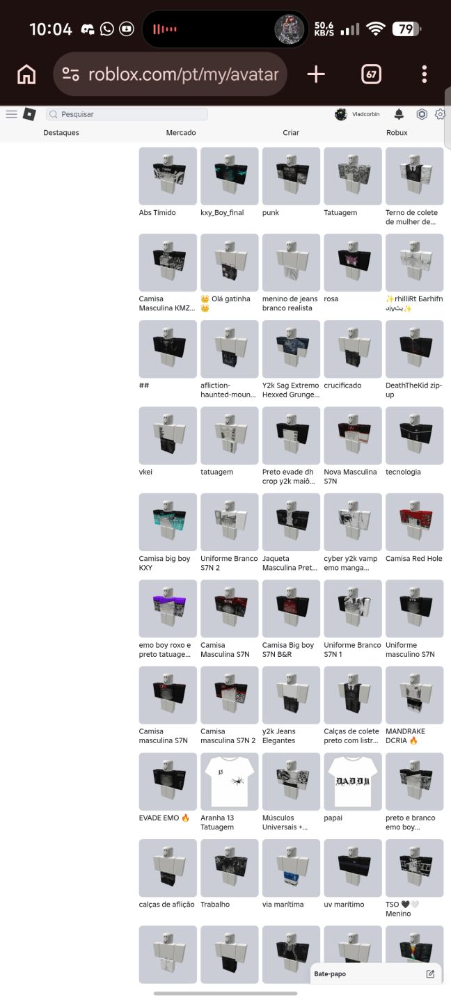 Conta de roblox com mais de 80k de robux gasto com coroa 8 bits e korblox