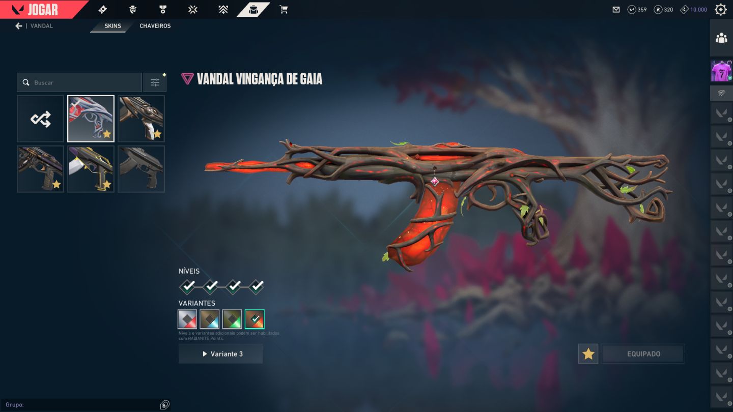 CONTA VALORANT, SKIN DE PHANTOM CHAMPIONS RARA 2022 E SKINS DE VANDAL/FACA
