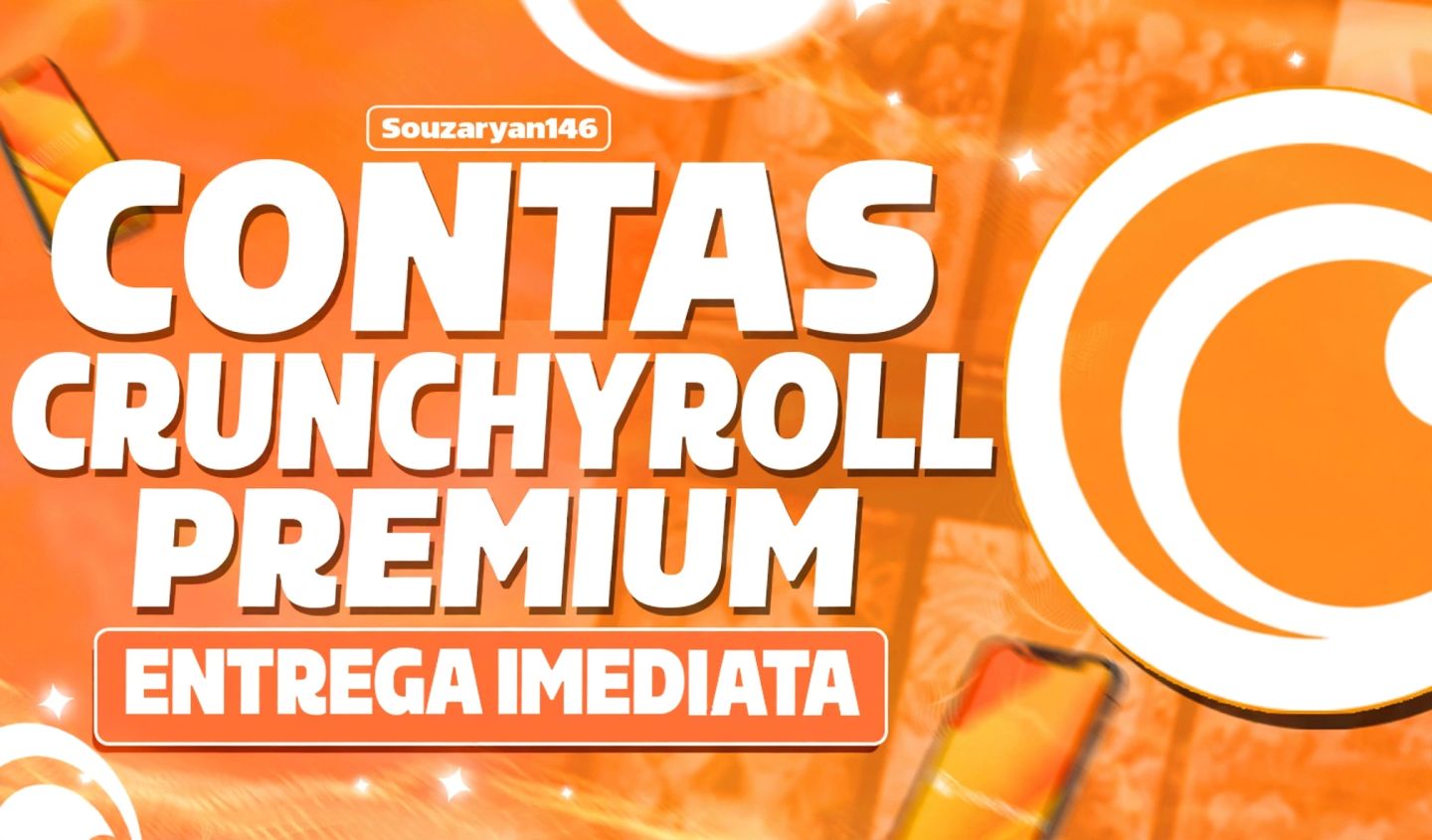 1 Mês Crunchyroll Premium + Entrega Automatica!