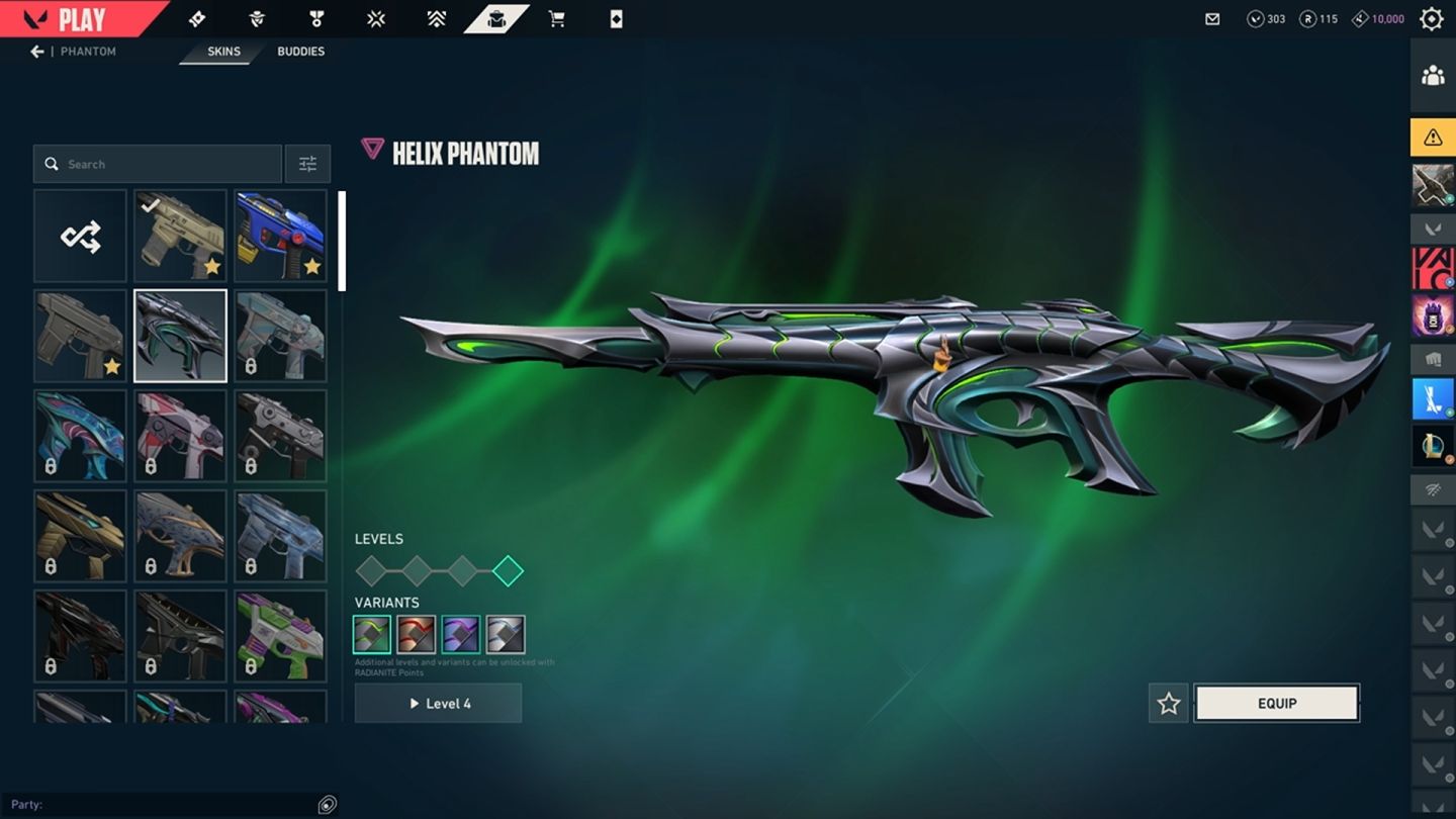 Conta Valorant skins premium