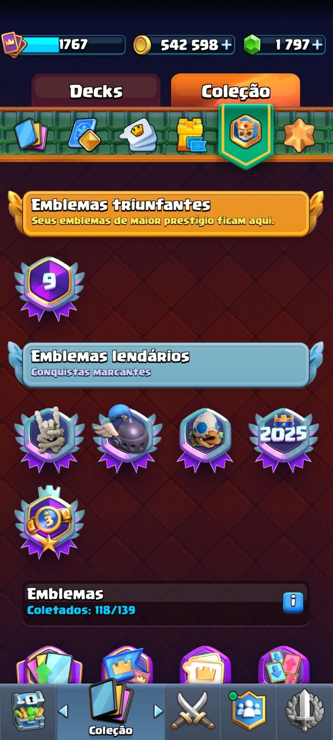 Conta Clash Royale rei nível 16