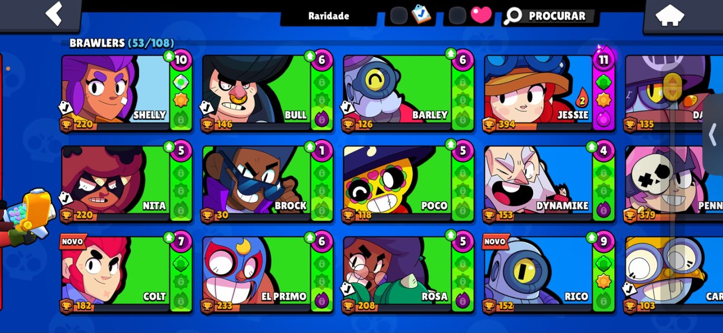 CONTA DE BRAWL STARS DE 2022 COM SPIKE DAS TREVAS E TICK MECHAGHIDORAH